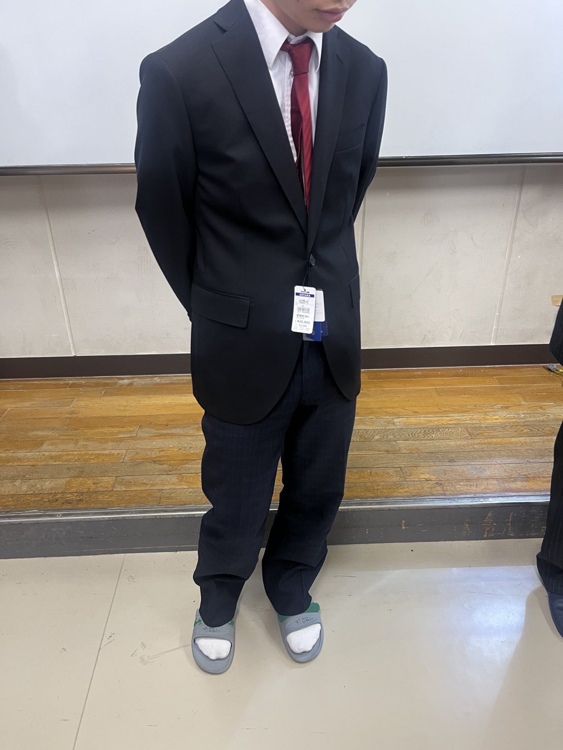 洋服の青山　出前授業3