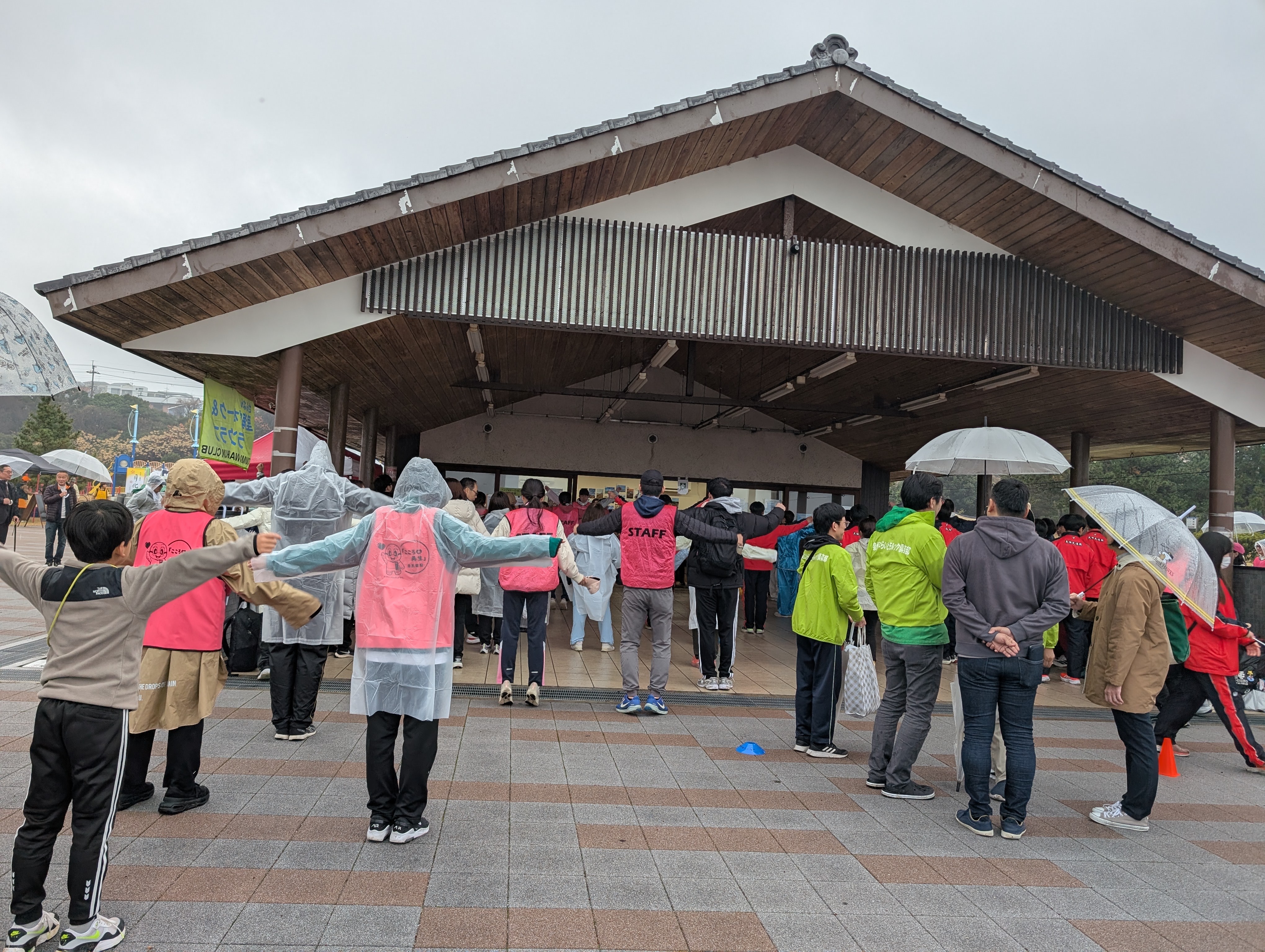 阪南クロスカントリー＆ウォークトライアルのボランティアの様子1