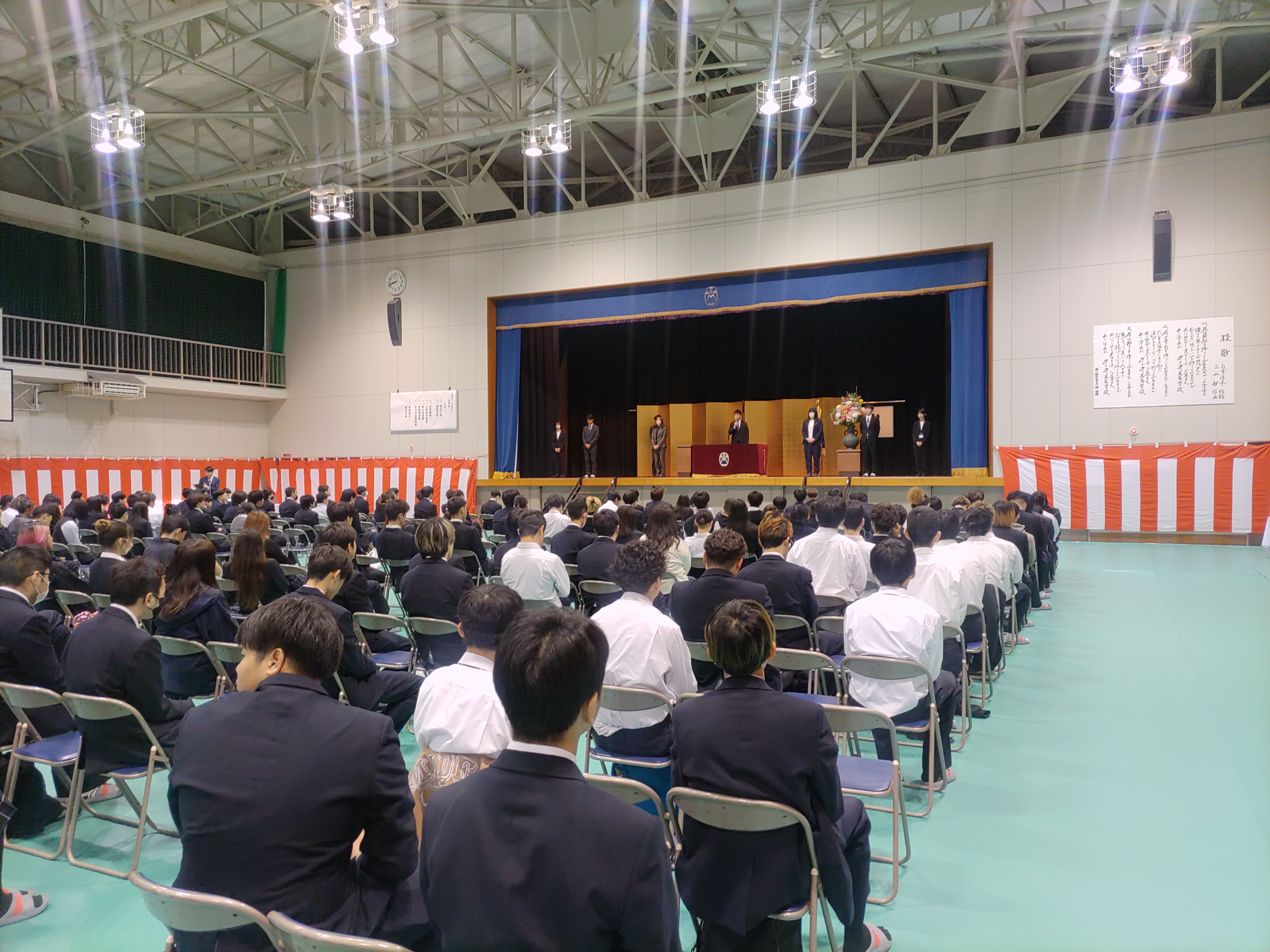 着任式の様子