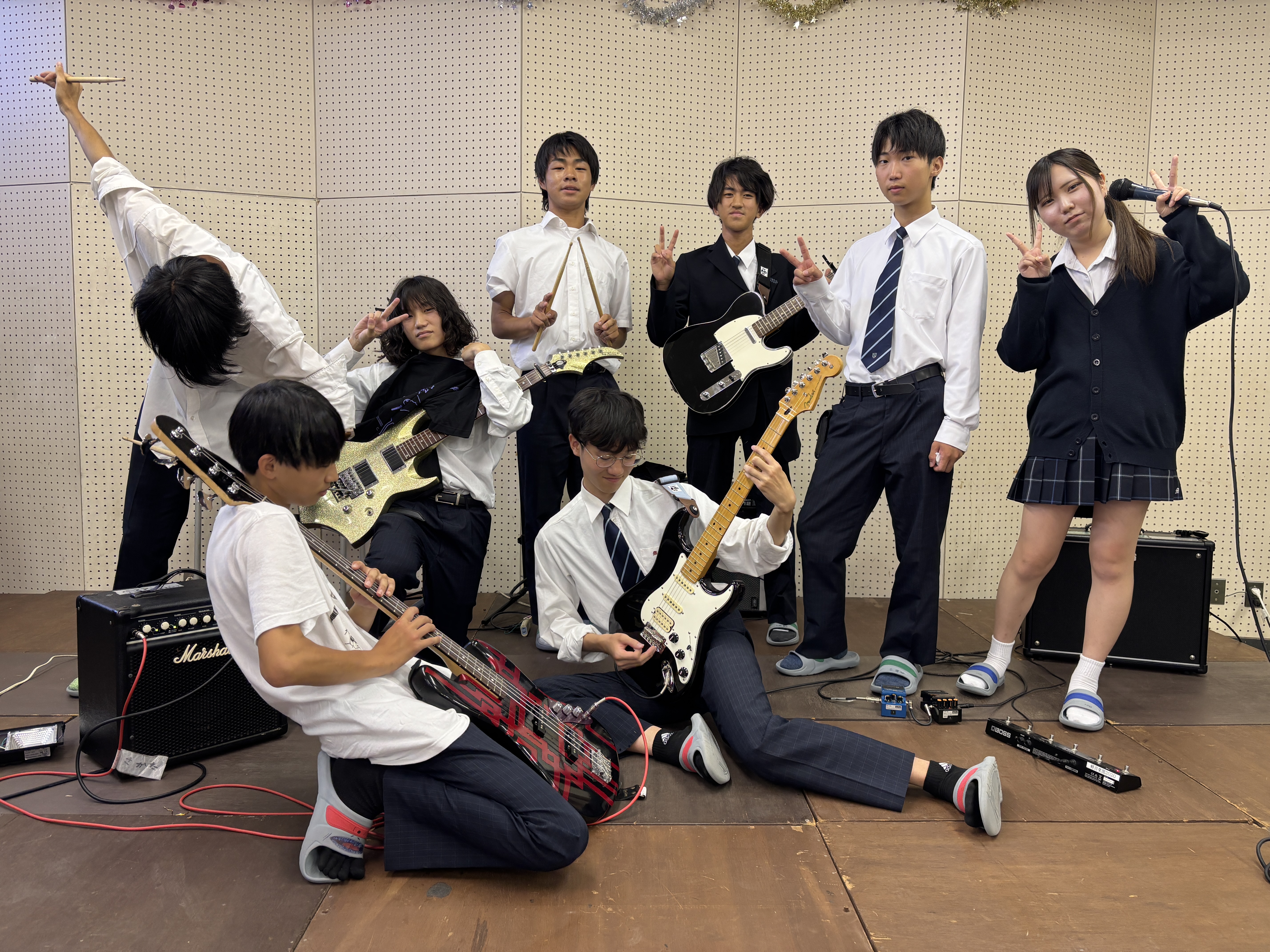 軽音新歓ライブの様子4