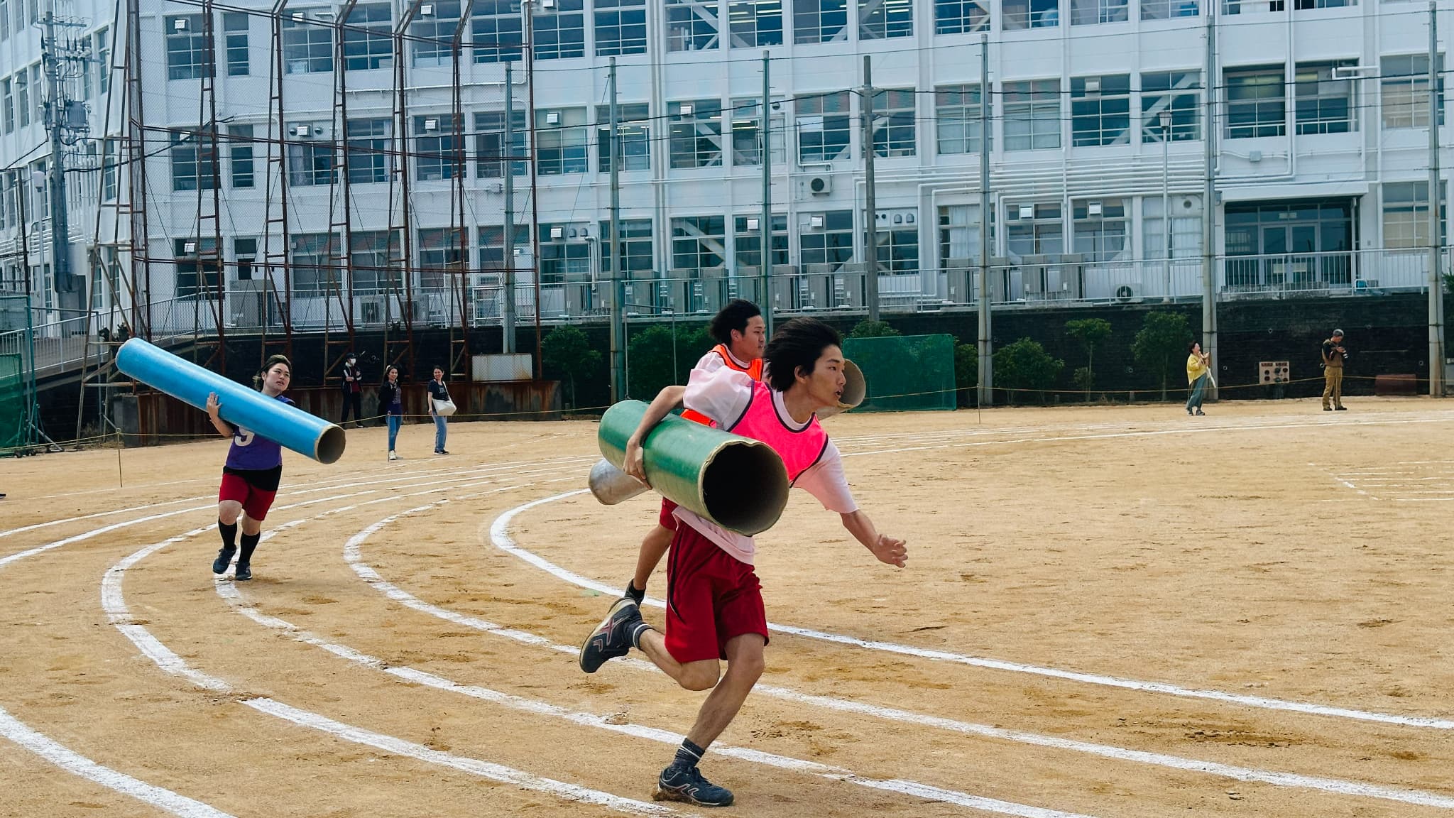 巨大バトンリレーの様子1