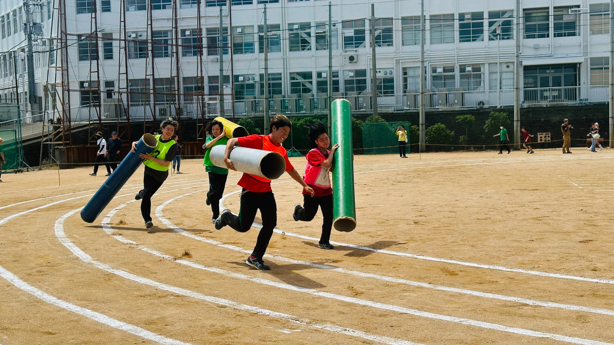 巨大バトンリレーの様子2