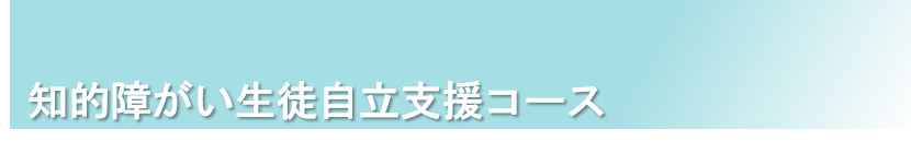 知的障がい生徒自立支援コース