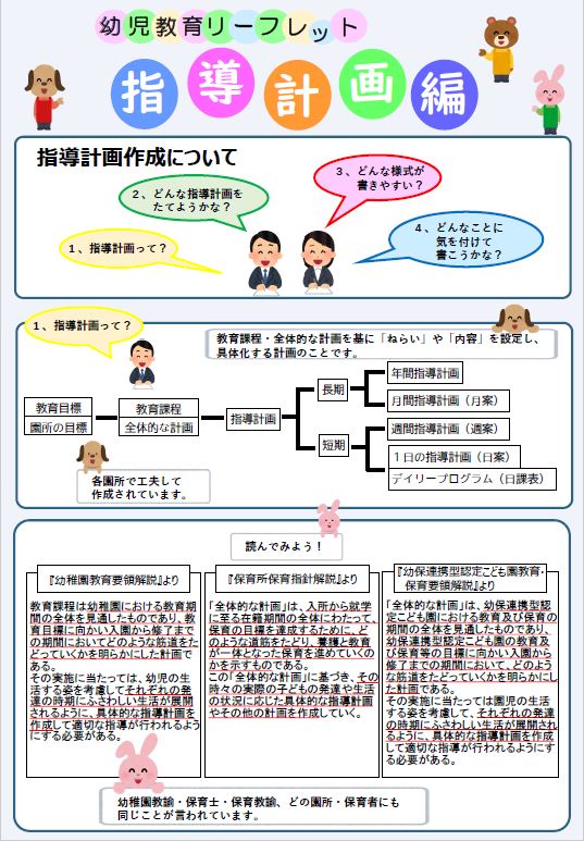 指導計画編の表紙
