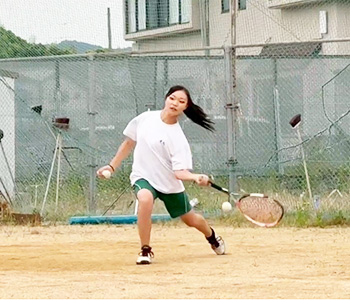 ソフトテニス部の活動写真（準備中）
