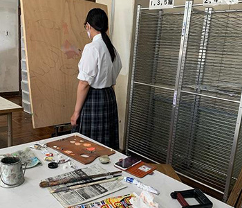 美術部の活動写真