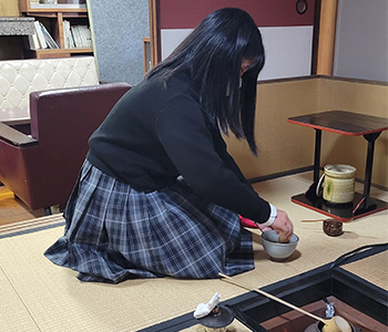 茶道部の活動写真