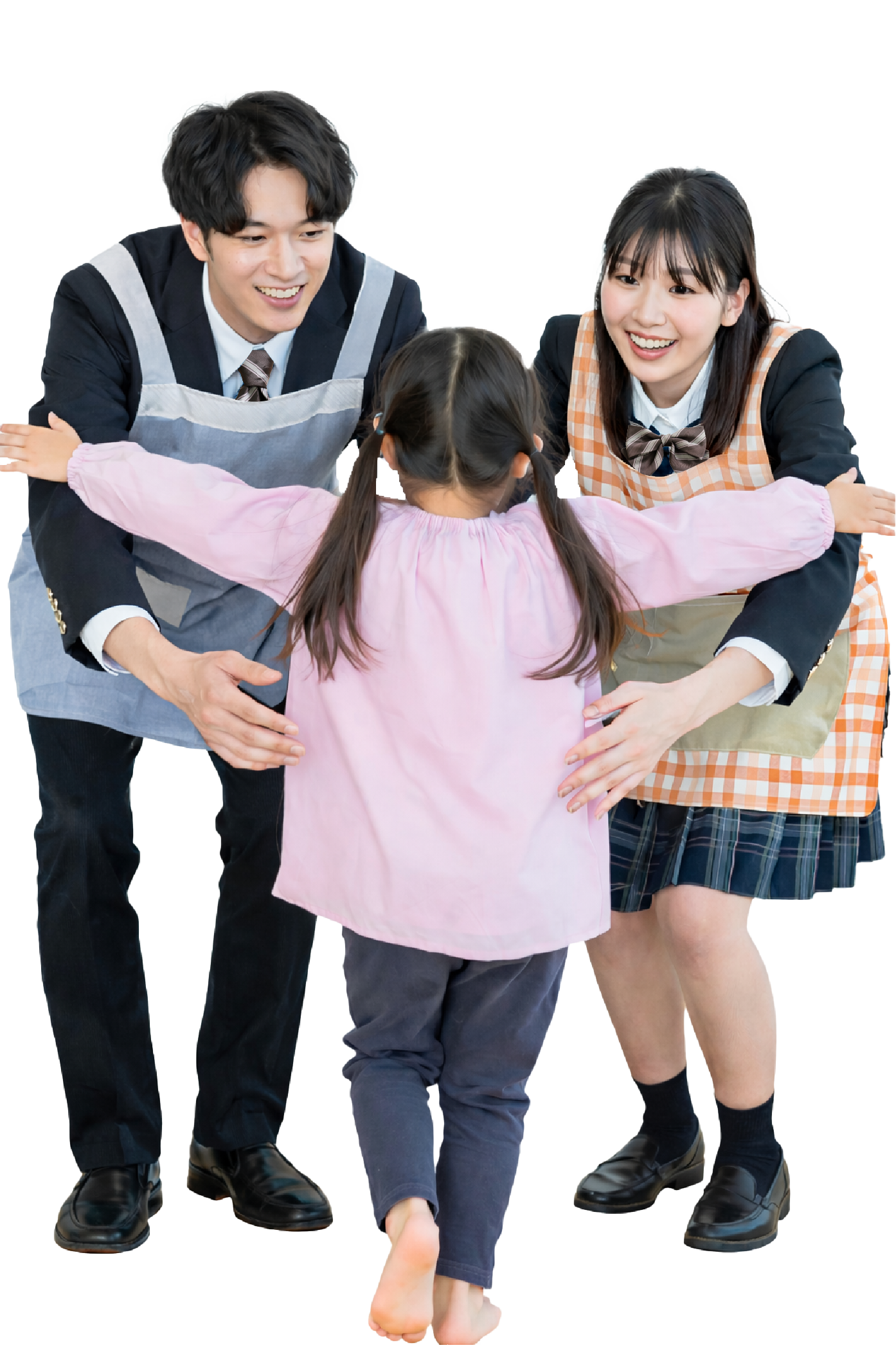 保育実習で子どもと関わる様子