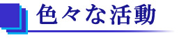 色々な活動