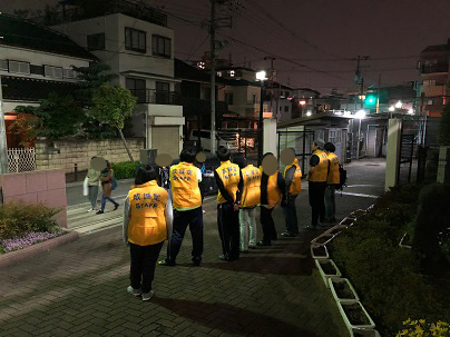 ４月の挨拶運動