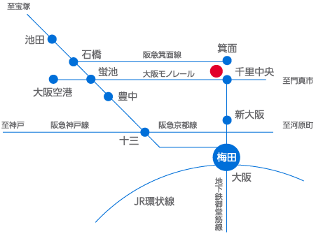 大阪府立千里青雲高等学校アクセス