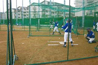 バッティング練習