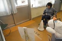 ゲームをしている様子。