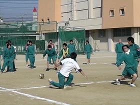 2年生ドッジボール＆リレー大会風景その１