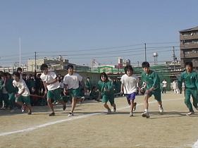 2年生ドッジボール＆リレー大会風景その３