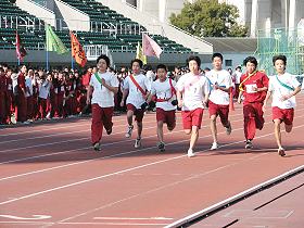 1年生駅伝大会風景その１